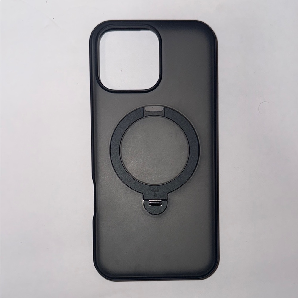 Magnetic Black Phone Case